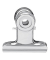 Briefklemmer 217 30 96, 30mm, Metall vernickelt silber