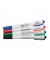 Boardmarker 6382599, Etui, rot, blau, gr&uuml;n, schwarz, 1,5-2mm Rundspitze
