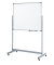 Whiteboard MAULpro Fixed Mobil 150 x 100cm kunststoffbeschichtet Aluminiumrahmen beidseitig