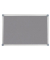 Pinnwand 2000 pro 6293484, 90x60cm, Textil, Aluminiumrahmen, grau