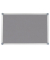 Pinnwand 2000 pro 6295484, 150x100cm, Textil, Aluminiumrahmen, grau