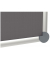 Pinnwand 2000 pro 6295484, 150x100cm, Textil, Aluminiumrahmen, grau