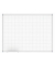 Raster-Whiteboard MAULstandard, 6465684, 120x90cm, kunststoffbeschichtet, Aluminium