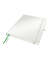 Notizbuch Complete Tablet 4473-00-01 weiß 18,5x24cm kariert 100g 80 Blatt 160 Seiten mit Gummiband