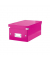 Aufbewahrungsbox Click & Store WOW 6042-00-23, mit Deckel, au&szlig;en 352x206x147mm, Karton pink metallic