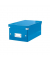 Aufbewahrungsbox Click & Store WOW 6042-00-36 mit Deckel, für DVDs, außen 352x206x147mm, Karton blau metallic