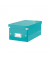 Aufbewahrungsbox Click & Store WOW 6042-00-51 mit Deckel, für DVDs, außen 352x206x147mm, Karton eisblau metallic