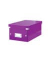 Aufbewahrungsbox Click & Store WOW 6042-00-62 mit Deckel, für DVDs, außen 352x206x147mm, Karton violett metallic