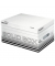 Archivbox Solid 6117-00-01, A4, wei&szlig;/schwarz, innen 34,8x24,5x18,2cm (TxBxH), 100% Wellpappe (RC), 100% recycelbar