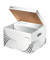 Archivcontainer easyboxx 6136-00-00, A4, wei&szlig;, innen 30,5x34,5x25cm (TxBxH), 100% Wellpappe (RC), 100% recycelbar