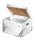Archivcontainer easyboxx 6136-00-00, A4, wei&szlig;, innen 30,5x34,5x25cm (TxBxH), Recycling-Wellpappe