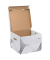 Archivcontainer easyboxx 6136-00-00, A4, wei&szlig;, innen 30,5x34,5x25cm (TxBxH), Recycling-Wellpappe