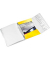 Ordnungsmappe WOW, PP, Gummizugverschluss, A4, 12 Fächer, gelb