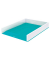 Briefablage WOW Duo Colour 5361-10-51 A4 / C4 weiß/eisblau Kunststoff stapelbar