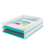 Briefablage WOW Duo Colour 5361-10-51 A4 / C4 weiß/eisblau Kunststoff stapelbar