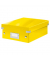 Aufbewahrungsbox Click & Store WOW 6057-00-16, 4,5 Liter mit Deckel, für A5, außen 282x220x100mm, Karton gelb