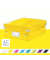 Aufbewahrungsbox Click & Store WOW 6057-00-16, 4,5 Liter, mit Deckel, au&szlig;en 282x220x100mm, Karton gelb