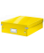 Aufbewahrungsbox Click & Store WOW 6058-00-16, 8 Liter mit Deckel, für A4, außen 370x281x100mm, Karton gelb