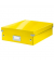 Aufbewahrungsbox Click & Store WOW 6058-00-16, 8 Liter mit Deckel, für A4, außen 370x281x100mm, Karton gelb