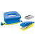 Locher und Heftgeräte Set Urban Chic blau/gelb