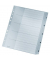 Kunststoffregister 1283-00-00, 1 bis 5, A4+, 120µm, graue Taben, 5-teilig