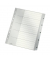 Kunststoffregister 1283-00-00, 1 bis 5, A4+, 120µm, graue Taben, 5-teilig