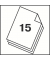 Heftzange 5547-00-33 blau bis 15 Blatt für Nr 8