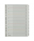 Kartonregister 43310000, 1 bis 10, A4+, 160 g/m², weiße Taben, 10-teilig