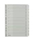 Kartonregister 43310000, 1 bis 10, A4+, 160 g/m², weiße Taben, 10-teilig