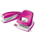 Locher-Heftgerät-Set WOW 5095-10-23 pink