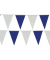 14416 30 Flaggen 10m Wimpelkette blau/weiß