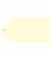 Kollianhänger 2094 ohne Druck gelb Manilakarton mit Metallöse 80x145mm