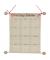Geburtstagskalender 2886, 12 Monate / 1 Seite, 25x32cm, Geburtstagskalender auf Holzstifte mit Holzkugeln aufgezogen, 1 Blatt /J