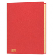 Ordnungsmappe 4618-2, 20-teilig blanko, rot, A4, 20 F&auml;cher