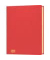 Ordnungsmappe 4618-2, 20-teilig blanko, rot, A4, 20 F&auml;cher