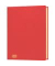 Ordnungsmappe 4618-2, 20-teilig blanko, rot, A4, 20 F&auml;cher
