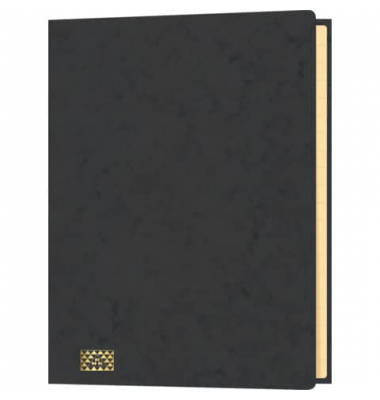 Ordnungsmappe 4618-9, 20-teilig blanko, schwarz, A4, 20 F&auml;cher