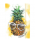 Zeichenmappe Ananas 46317, Chromo-Duplexkarton 500g
