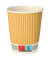 25 Trinkbecher, Pappe "pure" 0,2 l Ø 8 cm · 9 cm Ripple Wall 86270