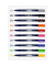 Fudenosuke Brush-Pens farbsortiert
