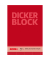 Briefblock 1052688, Lineatur 22 / kariert, A4, 60g, rot, 100 Blatt