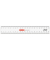 Kunststoff-Lineal Flexi 104987020 glasklar 20cm