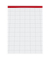 Briefblock 5155532, Lineatur 22 / kariert, A4, 80g, ohne , 50 Blatt
