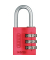 Vorhängeschloss ABUS 14530 rot