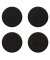 Magnete schwarz Ø 2,3 x 0,9 cm