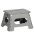 Klapphocker 13030 Schemel, 1 Stufe, grau, Polypropylen (PP)
