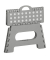 Klapphocker 13030 Schemel, 1 Stufe, grau, Polypropylen (PP)
