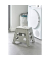 Klapphocker 13030 Schemel, 1 Stufe, grau, Polypropylen (PP)