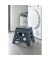 Klapphocker 13031 Schemel, 1 Stufe, anthrazit, Polypropylen (PP)