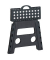 Klapphocker 13035 Schemel, 1 Stufe, anthrazit, Polypropylen (PP)